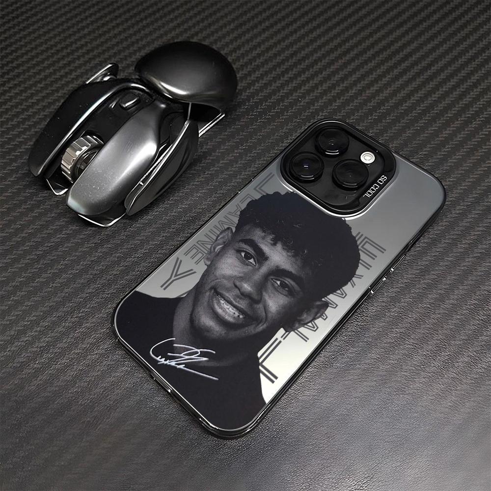 Hot Messies Yamals Phone Case for Samsung Galaxy S26 S25 Edge S24 S23 S22 S21 FE S20 Ultra Plus 5G Colorful Silver Hard Cover