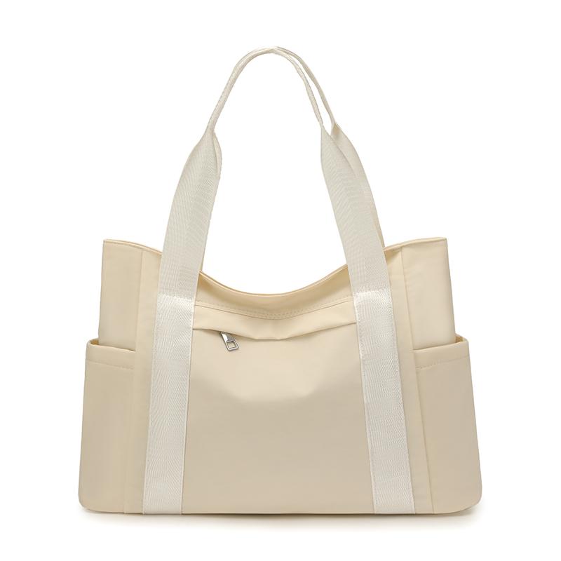 Large Capacity Tote Bag Women's Multi-Compartment Nylon Shoulder Bag