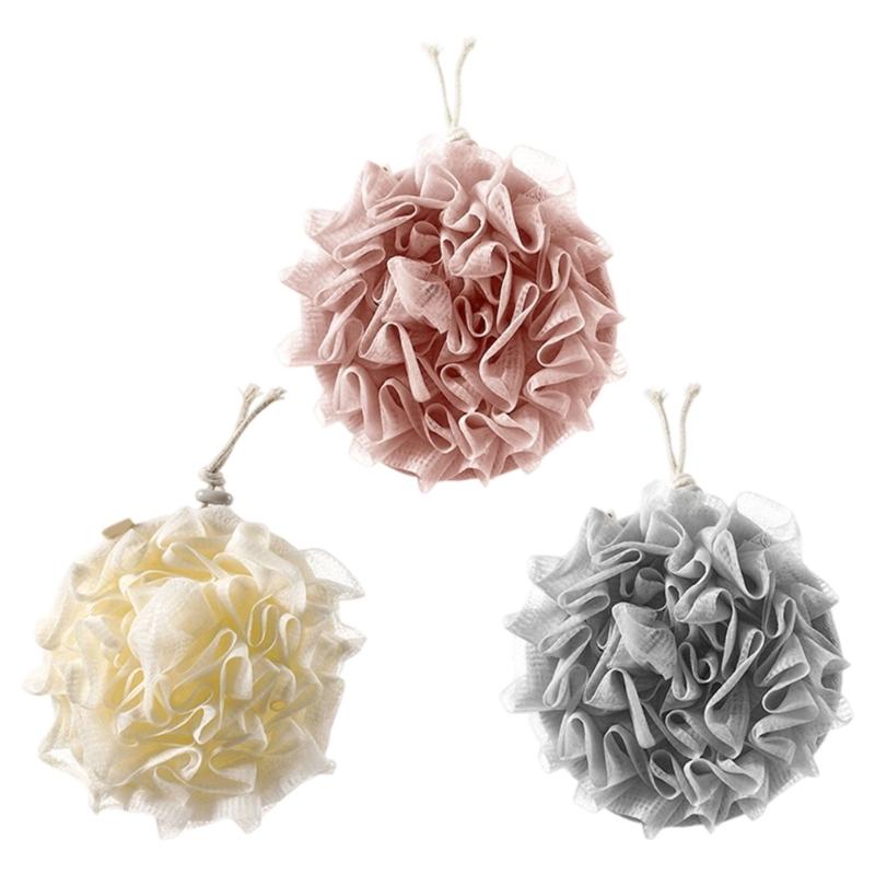 Multipurpose Bath Sponge For Lathering Mesh Loofah Exfoliator Gentle Skin Cleansing Design 1