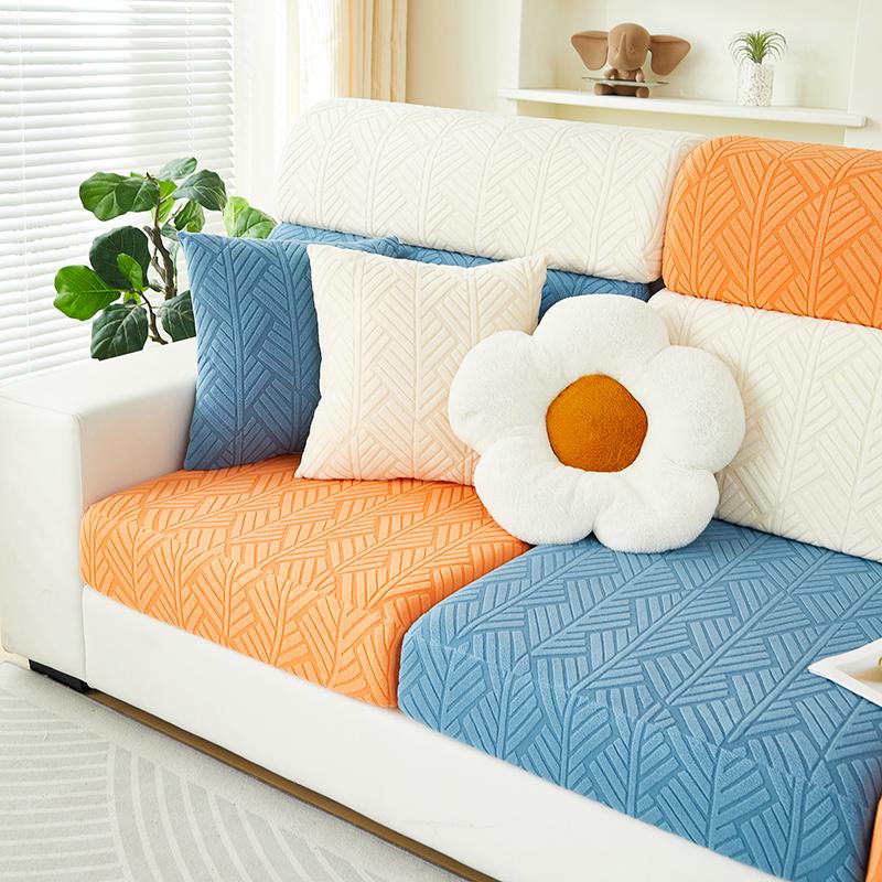 1Pc Sofa Slipcover Nonslip Stretch Sofa Cover Couch Cover For Bedroom Office Living Room Furniture Protector Home Decor