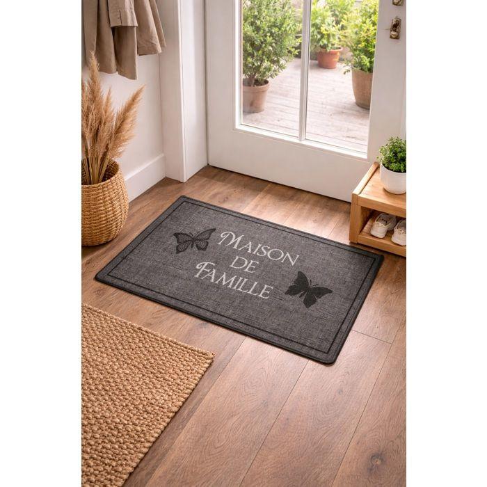 Tapis d'entrée Maison de famille 40 x 60 cm
