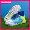 Childrens Football Shoes High Gang TF Original Social Artificial Grass Indoor Anti Slip Training Match Specific Football Boots