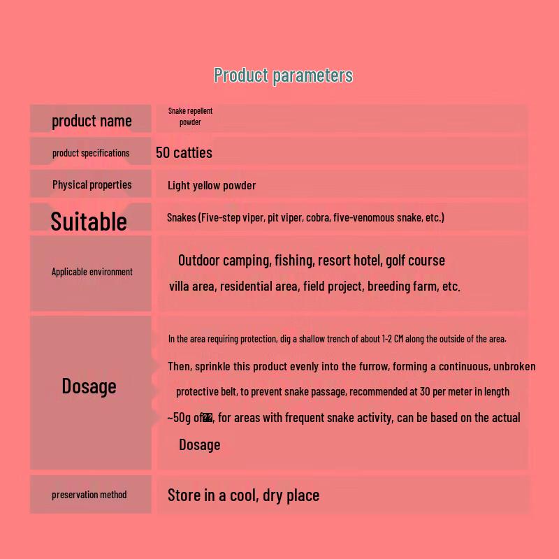 XINAISHI Outdoor Snake Repellent Powder