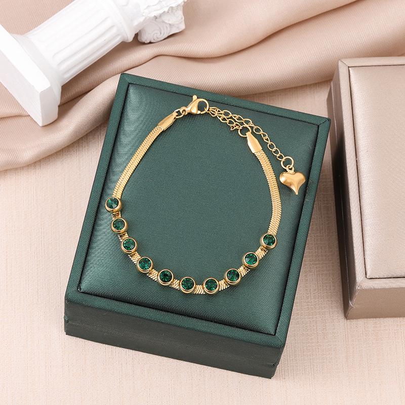 Elegantes Damenarmband aus Titanstahl - Stilvolles High-End-Design, Leichter Luxus, Vielseitiges Modeaccessoire