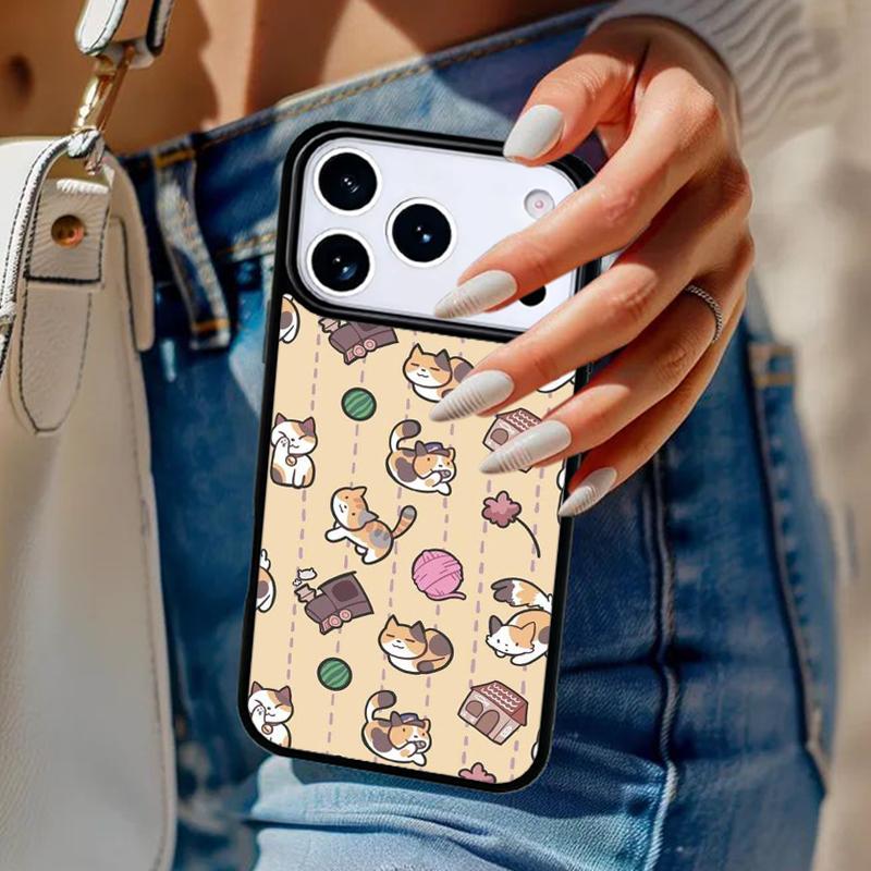 Süße Katzen-Handyhülle Für iPhone 17 Air 14 15 13 12 Max Hülle Für Apple 14 15 16 16e 11 Pro Max Plus