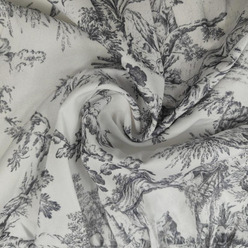 Women Elegant High Waist Tied Printed Long Sleeve A Line Short Dress