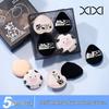 XI XI Cheese Cow Mini Puff Set for Wet & Dry Use: Easy-Adhering Concealer Foundation.