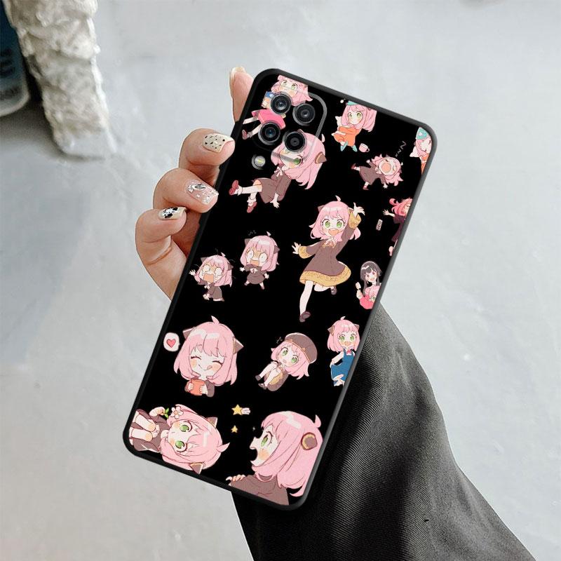 Spy X Family Anya Bright Hair Loid Yor Phone Case For Samsung Galaxy A70 A70s A50 A30s A04s A20s A20e A02 A02s A03 A42 M31 M13