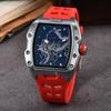 Hot Selling Men's Quartz Watch Great Wall Pattern Personalized Silver Case Men's Watch Wholesale