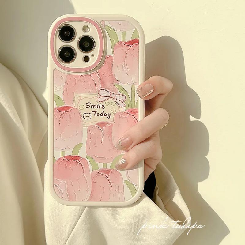 Colorful Flower Mobile Phone Case For iPhone 11 12 13 14 15 16 17 Pro Max 12 Mini 14Pro 13Pro TPU Soft Cover