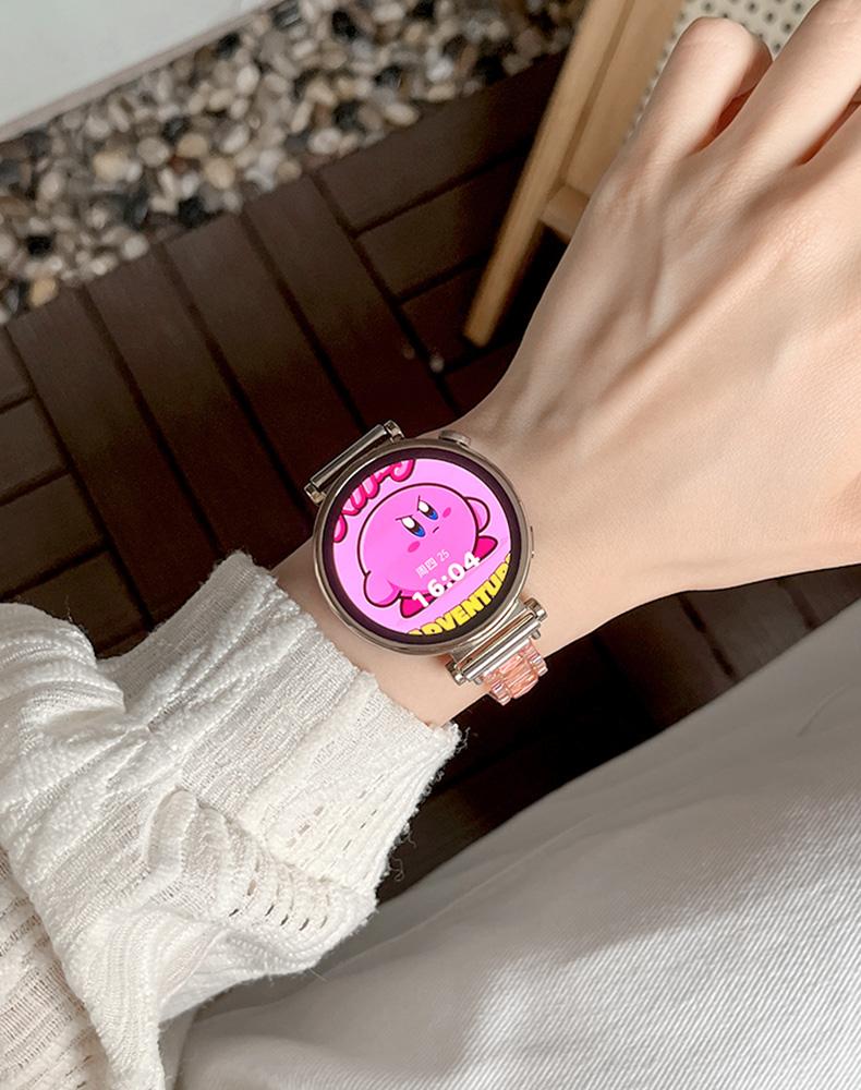22mm 20mm 18mm 14mm 12mm Slim Dazzling Laser Strap Watch For Samsung Galaxy Watch 5 4 4 Classic 40/44/42/46mm for Huawei GT4