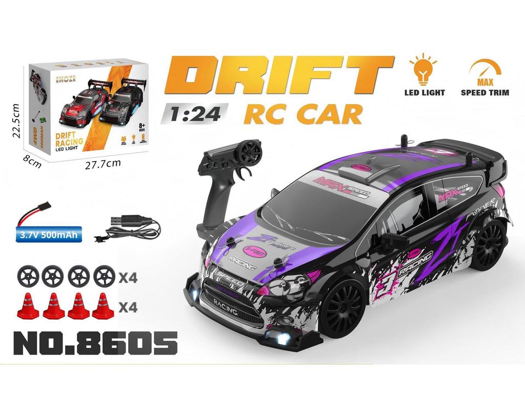 1:24 Four-Wheel Drive AE86GTR Drift RC Racing Car - Durable Model Toy
