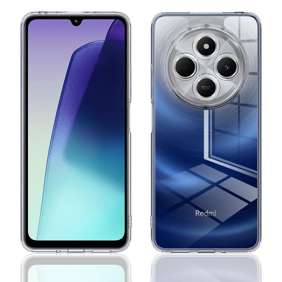 

For Xiaomi Poco M7 5G Clear Phone Case TPU+Acrylic Shockproof Phone Back Cover Clear