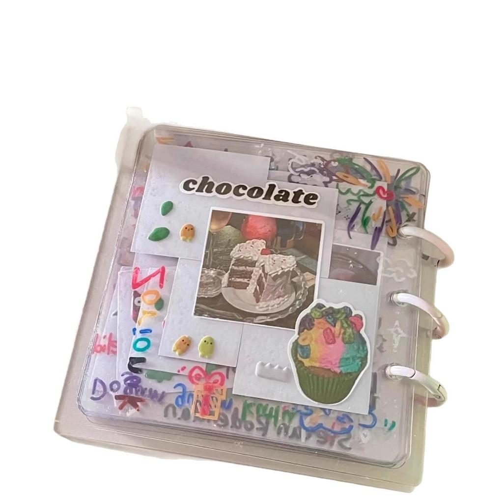 Acrylic Creative Photo Album & Planner: Loose-Leaf Book, Gift for Birthday, Graduation, Memorial, Collage, and Artwork.