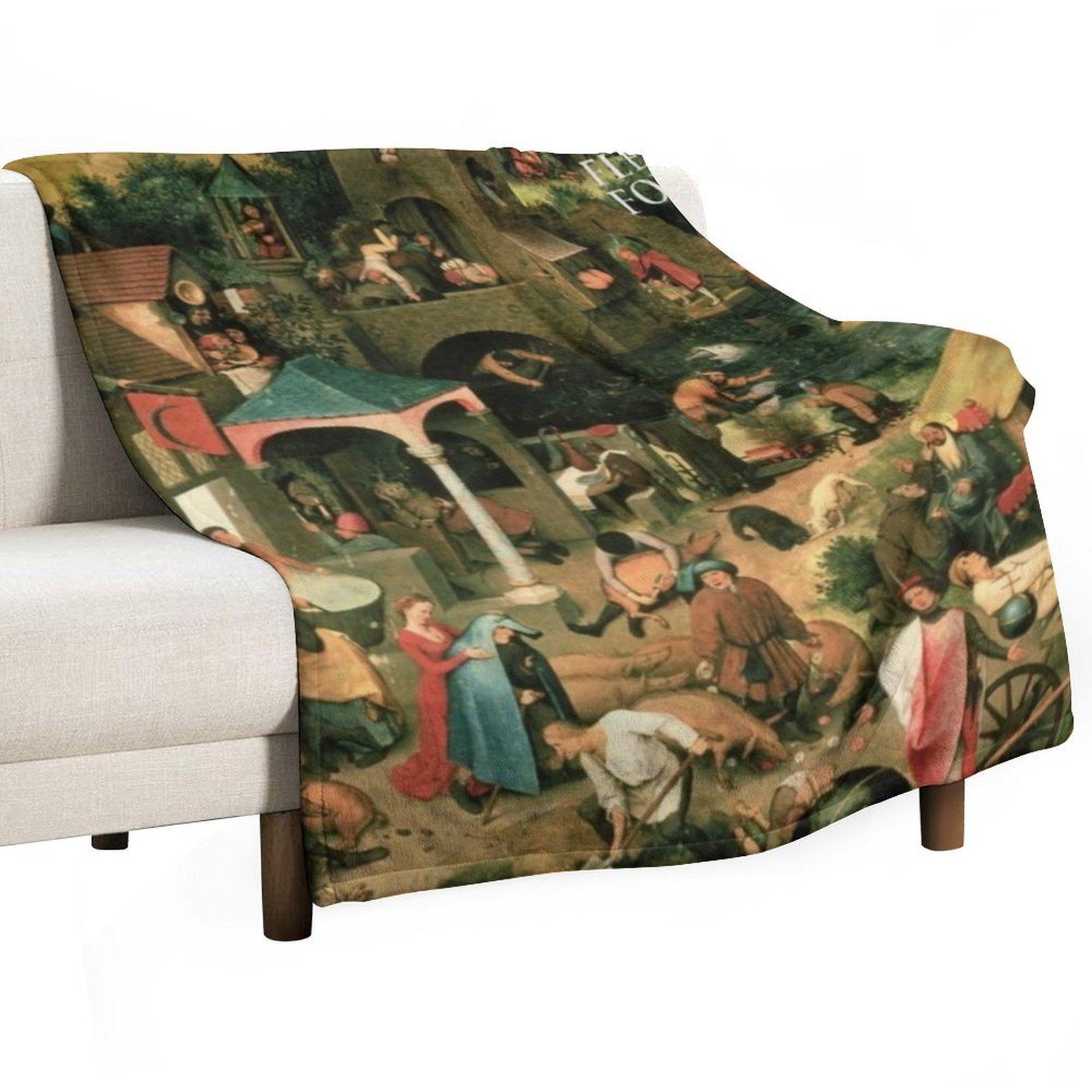 fleet foxes Throw Blanket Retros Blankets Sofas Of Decoration Cute Luxury Blankets 30x40in