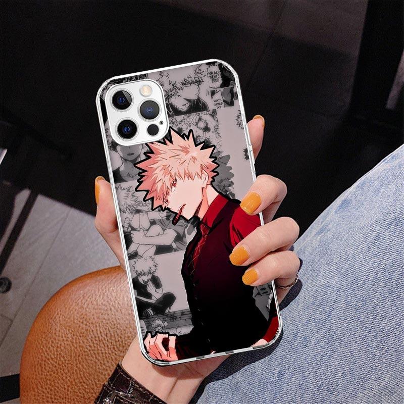 

My Hero Deku Phone Case For iPhone 17 Air 16 Pro Max 16E 15 + 14 Plus 11 12 13 Mini 7 8 SE Gift Print Cover Fundas 16 Pro Max 15 iPhone 13