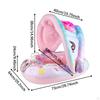 Inflatable Baby Pool Float with Sun Protection Canopy for Kids 03 Years Old