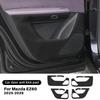 Car Door Anti Kick Pad for Mazda EZ-60 2025 2026, PU Leather Door Panel Protective Sticker, Anti-Stepping Anti-Dirty Guard