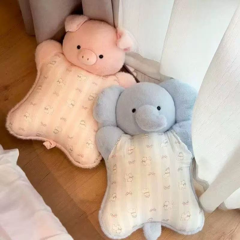 Sheep Pig Elephant Cat Plush Toy With Pp Cotton Filling For Kids And Adults Comfort