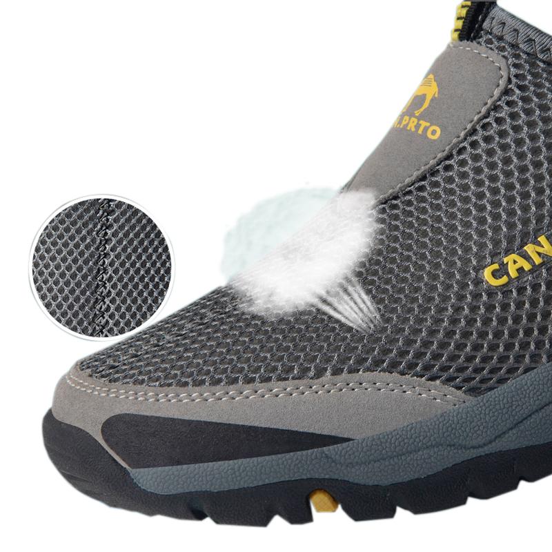 Heren Sneakers Ademend Mesh Buitenschoenen Vetersluiting Handige Heren Hardloopschoenen Antislip Slijtvast Wandelsneakers