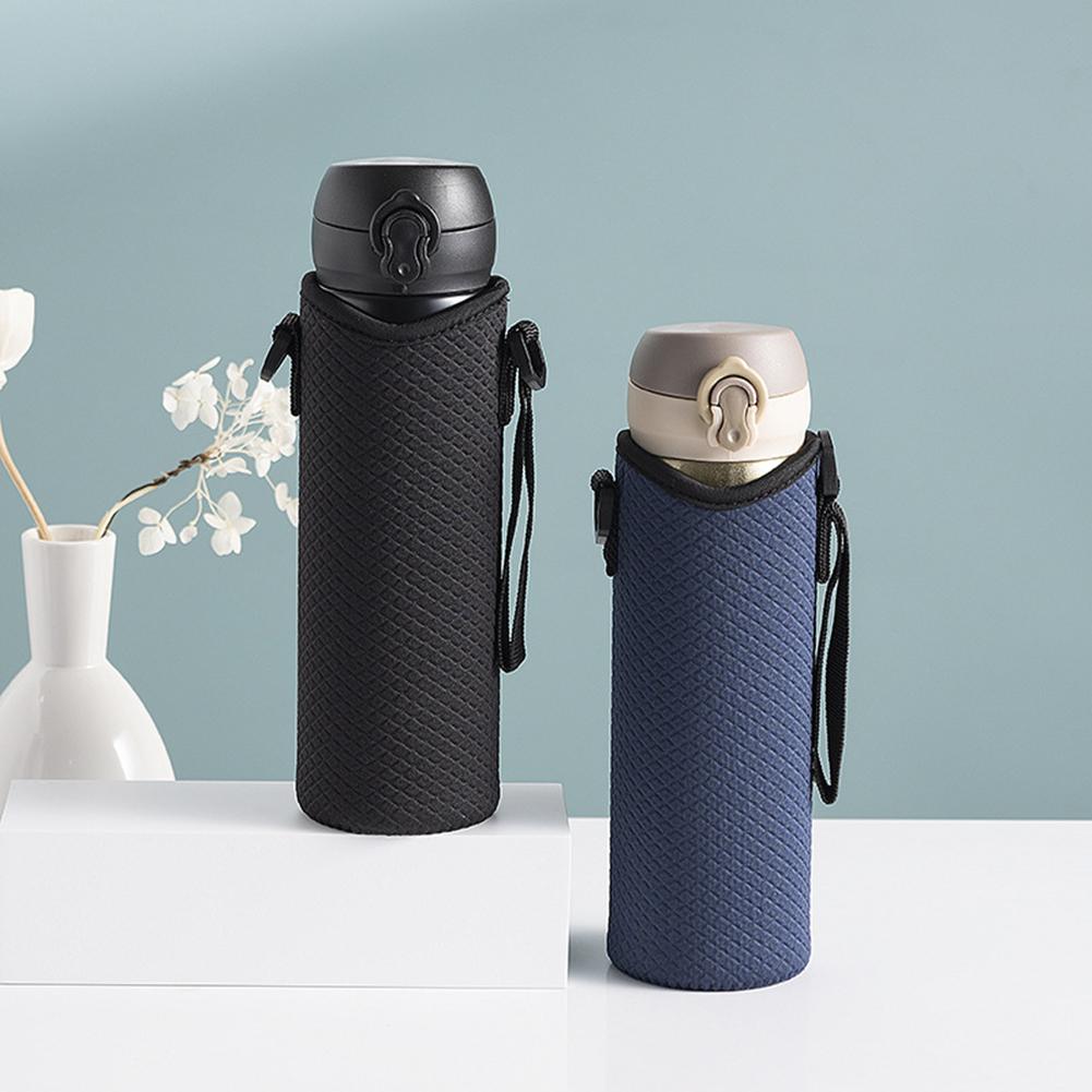 1Pcs Water Bottle Bag With Adjustable Shoulder Strap Water Bottle Sleeve Anti-Slip Insulated Water Bottle Pouch For 24oz Cup