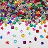 1200 Pcs Acrylic Flatback Rhinestones12 Different Shape Gems for DIY Craft Jewels Gemstone Wedding Birthday Decoration