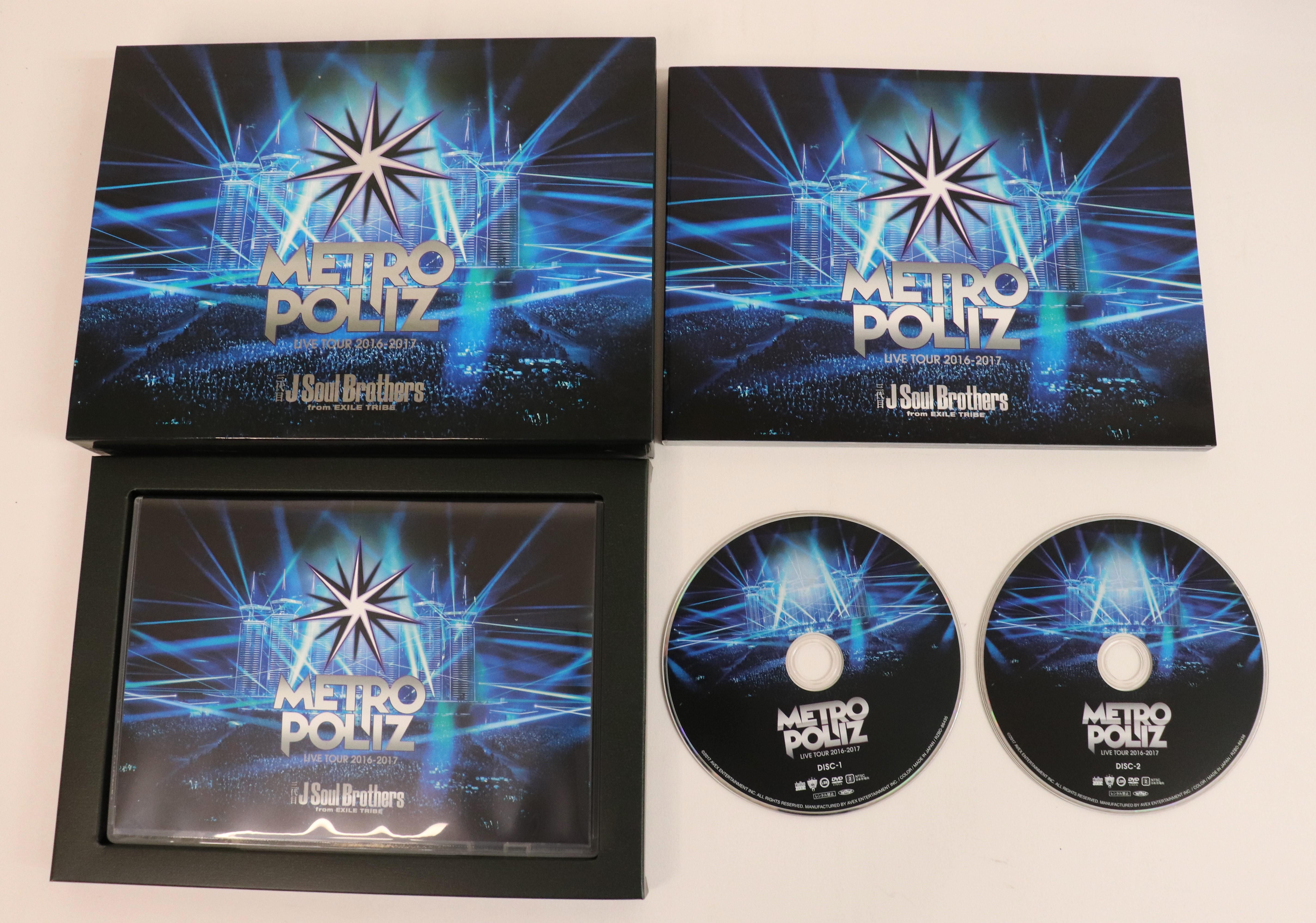 

DVD SANDAIME J SOUL BROTHERS - Unknown Metropoliz Live Tour 2016-2 RZBD86435 RHYTHM ZONE Япония Японская Поп/Рок Б/У