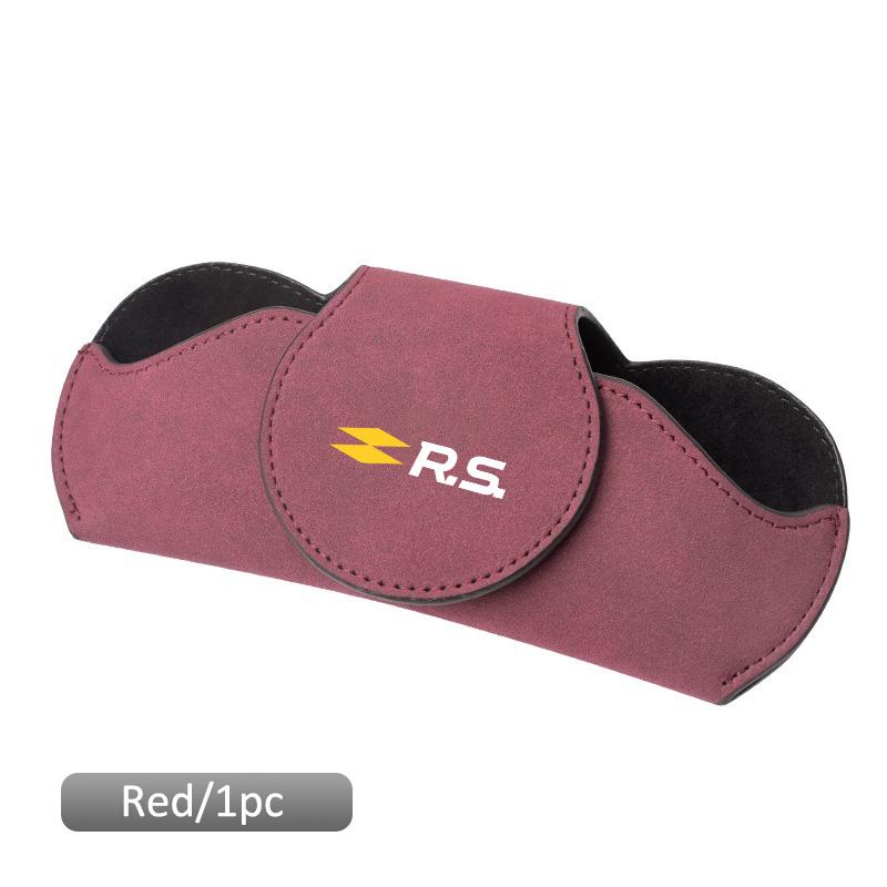 Car Sun Glasses Clip Multifunctional Case For Renault RS Koleos Captur Twingo Kadjar Megane Clio Scenic Car Strikers Accessories d111