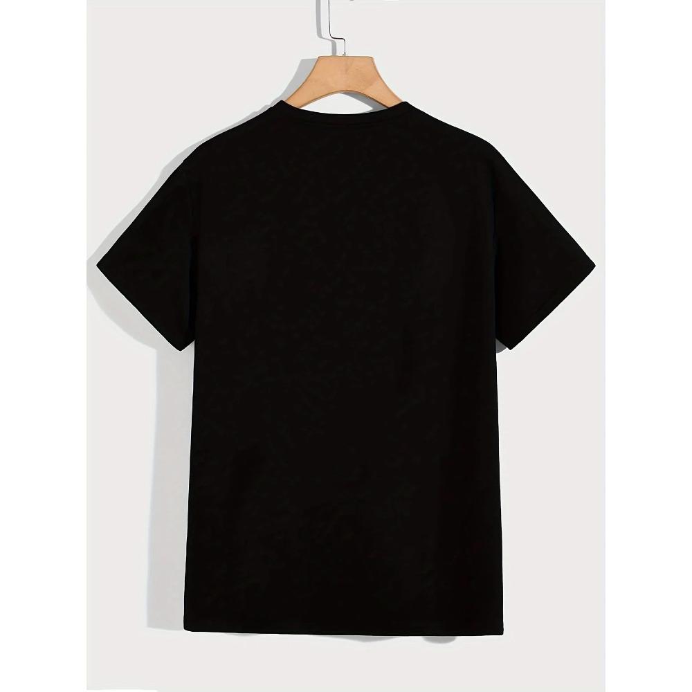 Comfortable Crew Neck Gamer Print - Men's Fashionable Summer Short Sleeve Sports T-shirt