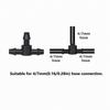 100PCS 3 Way Hose Connector Easy Fit Drip Irrigation Connector  Greenhouse Watering