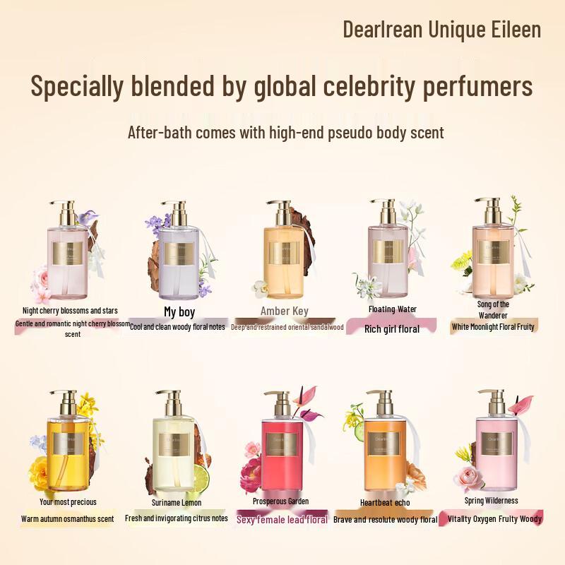 DearIrean Floral & Wilderness Scented Shower Gel Set