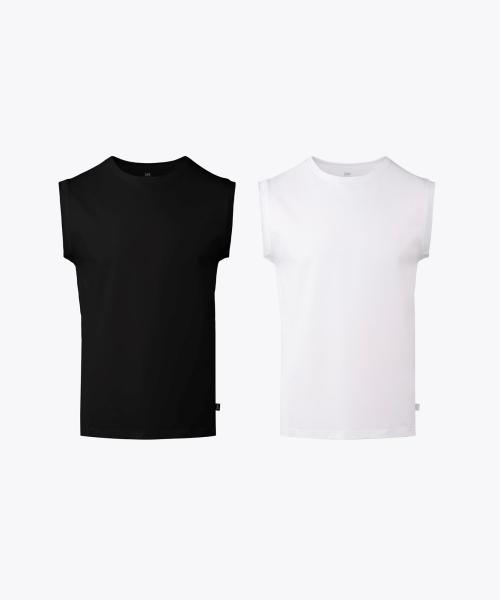 

[Lee Bodywear] Essential Cotton Muscle Men s Running T-shirt [Shipped from Korea] 100% Authentic Black - 95