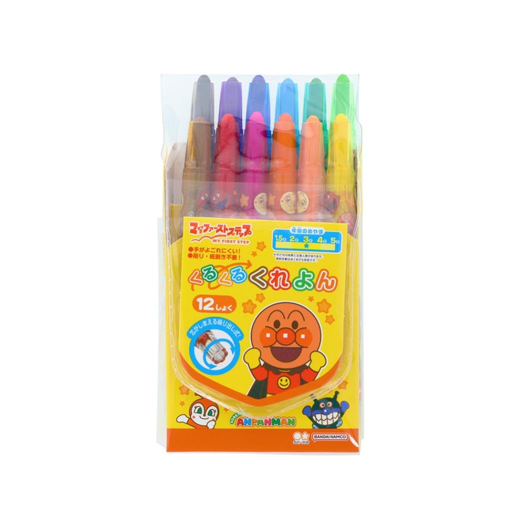 

Канцелярське приладдя Anpanman Висувний обертовий олівець My First Step Anpanman 1830010A Sun-Star Go!