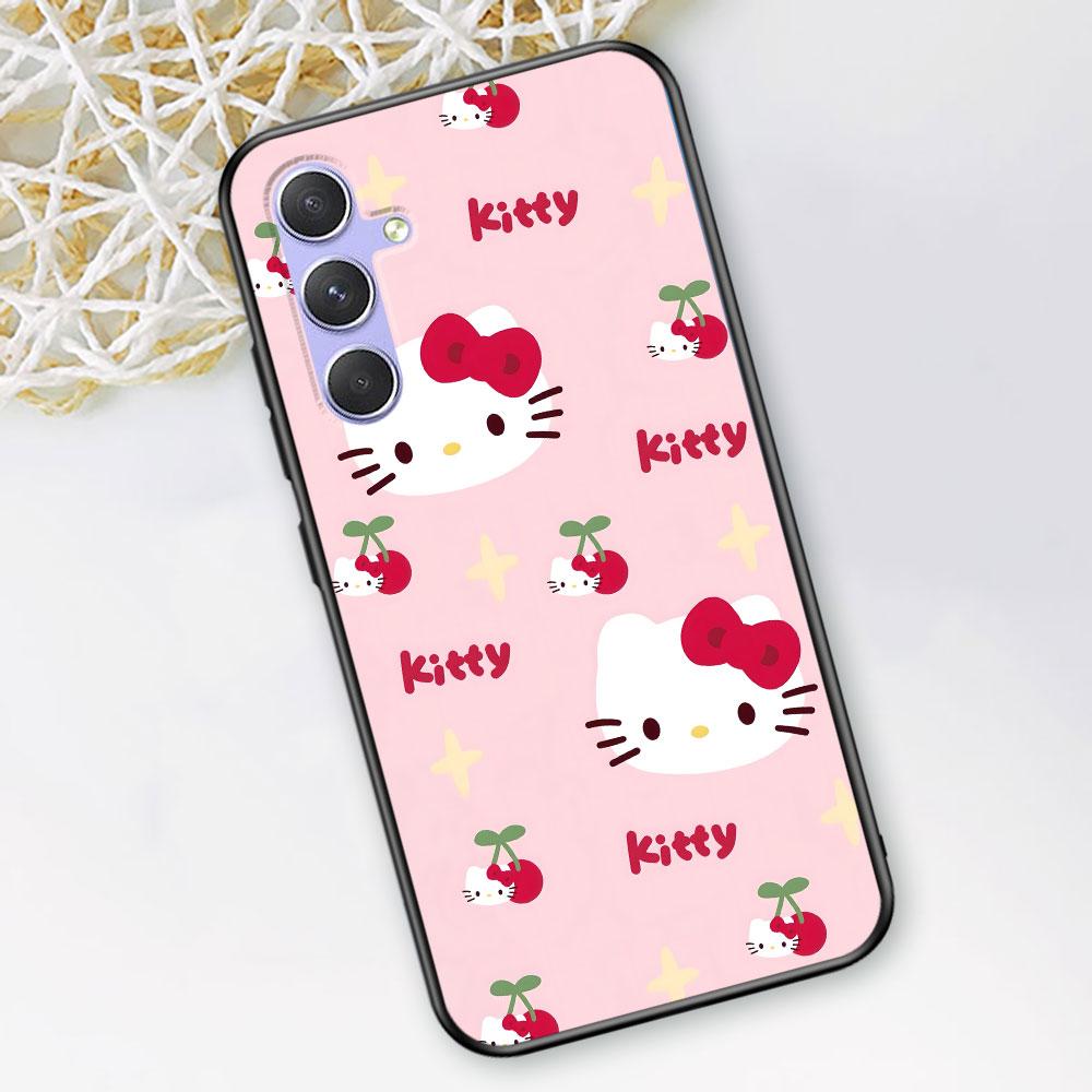 Hello Kitty Kawaii KT Cat Case for Samsung Galaxy A51 A53 A54 A31 A52 A12 A13 A21s A22 A32 A11 A22 A33 A41 A52s TPU Phone Cover