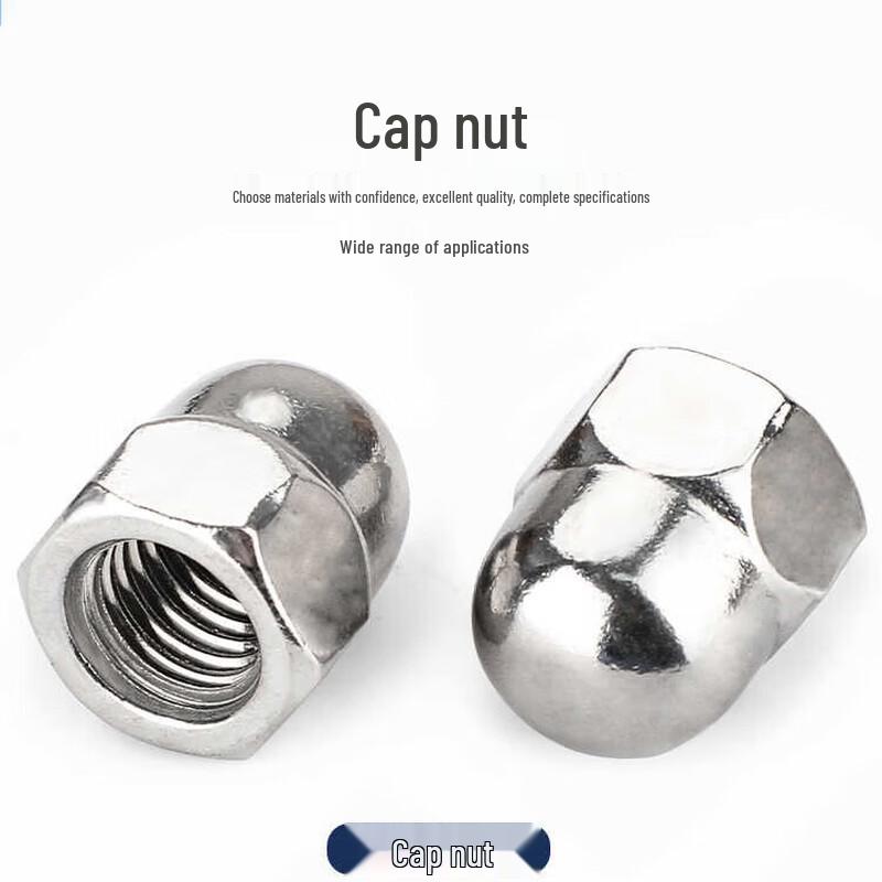 304 Stainless Steel Dome Head Decorative Nut Cap
