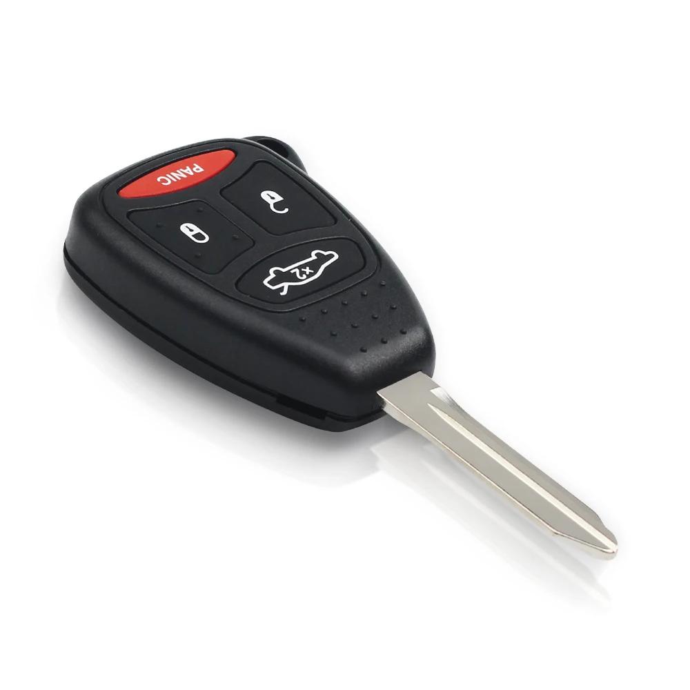 3/4/5/6 Buttons Remote Car Key Shell Case For Dodge Ram Jeep Commander Compass Grand Cherokee Liberty Wrangler Chrysler