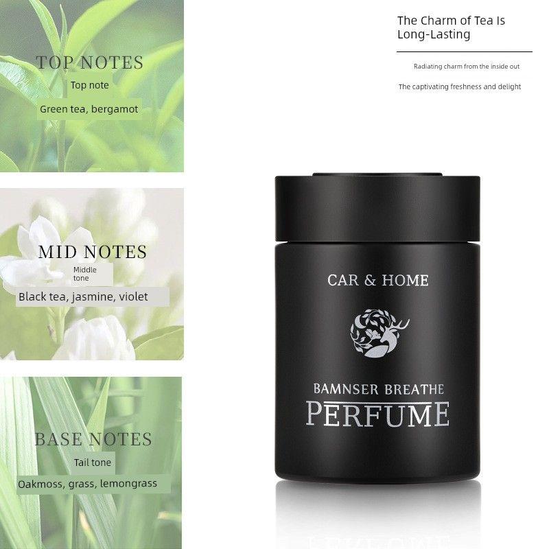 Car Aromatherapy, High-End Car Perfume Glass Ornaments, Long-Lasting Fragrance, Odor Removal, Special Solid Fragrance Balm for the Car Interior