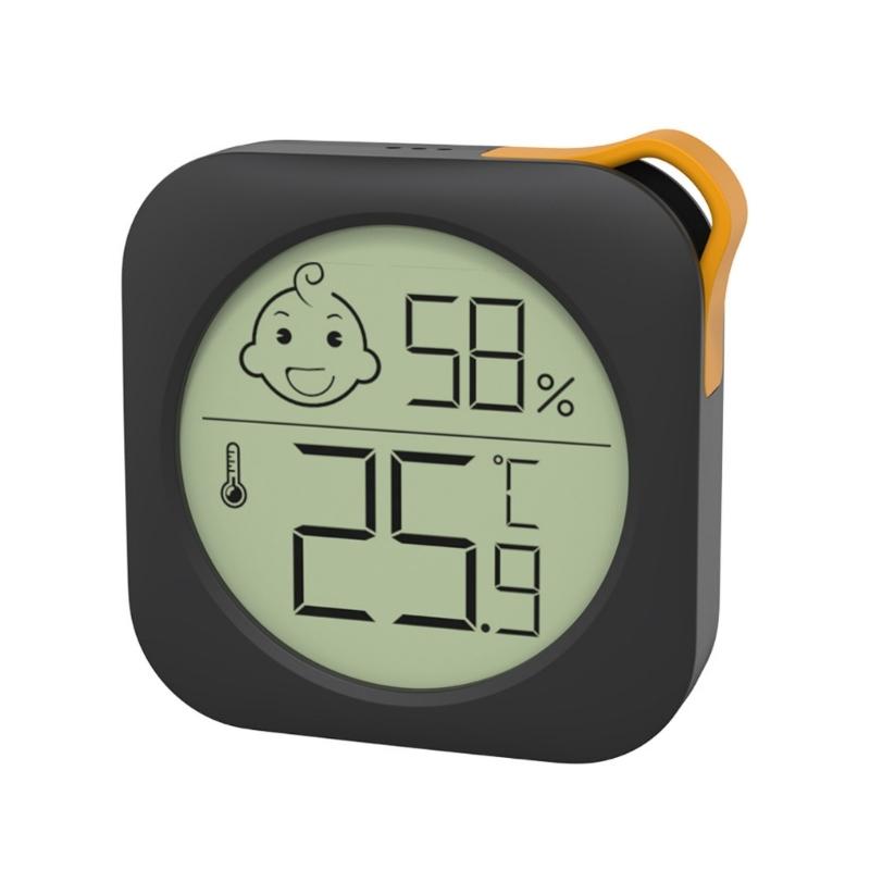 Mini Digital-Hygrometer für Innenräume Mit Großem Display Für Zuhause Büro Genaue Luftfeuchtigkeit Temperatur Überwachung Einfache Installation