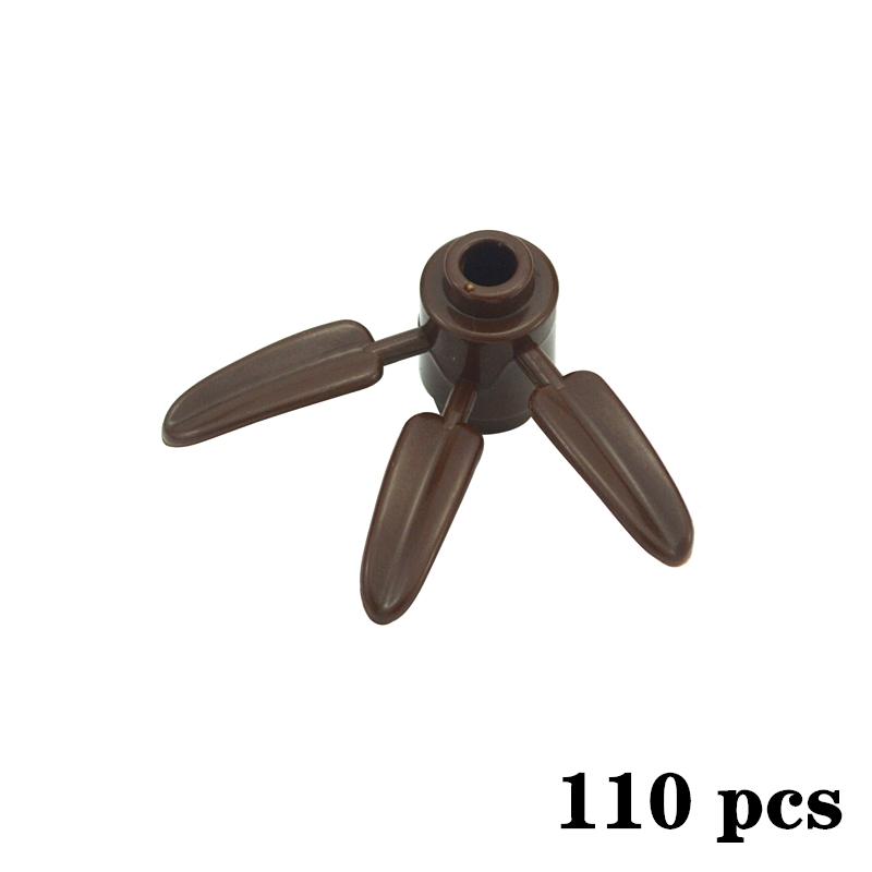 Locking creative Blocks MOC Parts Plant Tree Leaf Flower Rockery Building Block Coconut Tree Leaves 30176 3741 32607 For Friend