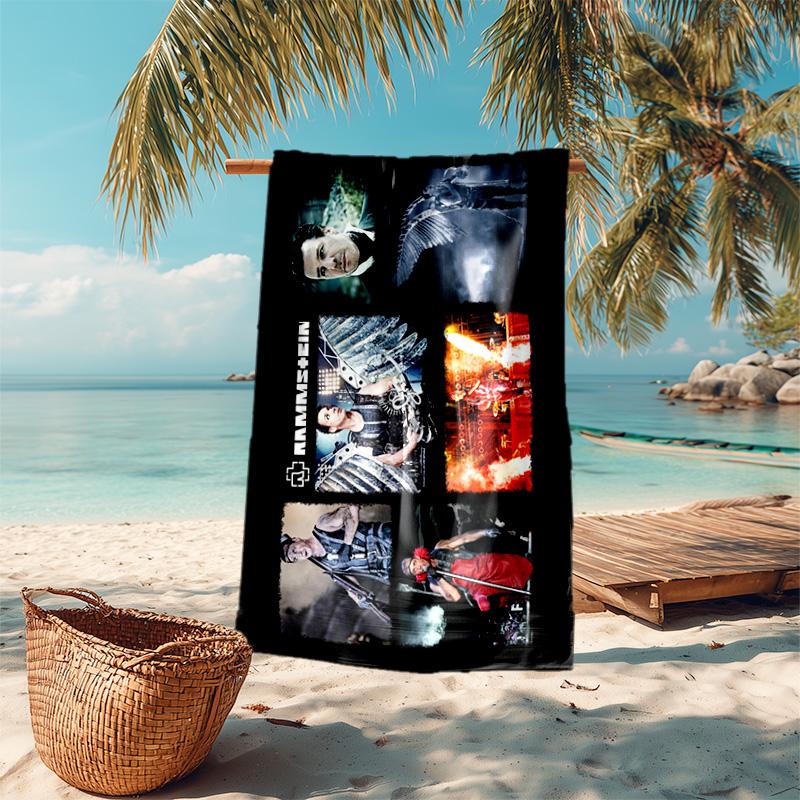 Till Lindemann, Lead Singer of the German Heavy Metal Rock Band Rammstein, Outdoor Camping Vacation Swimming Beach Scarf Decorative Blanket F8