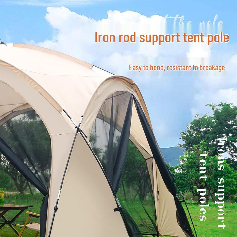 Extra Large Dome Camping Tent - Rainproof, Sunshade, Portable & Folding