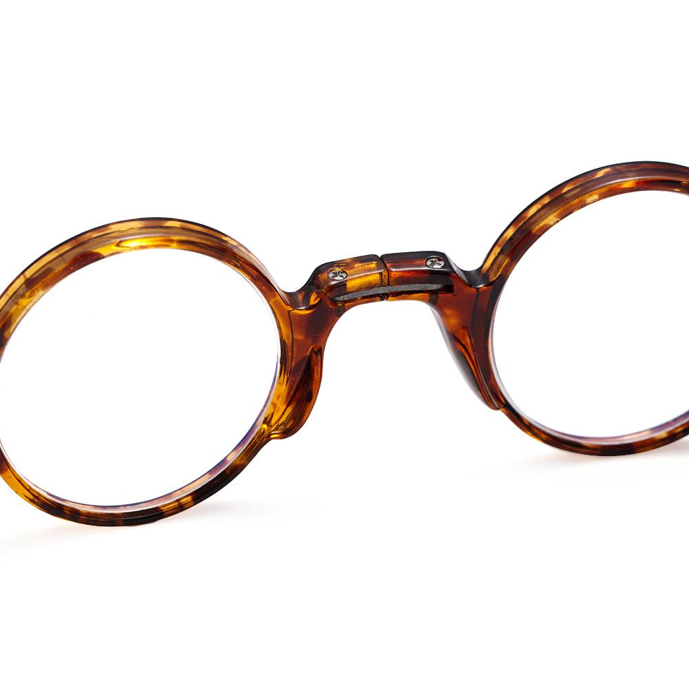 for Women & Men Folding Readers Mini Reading Glasses with Keychain Case Presbyopia Eyeglasses