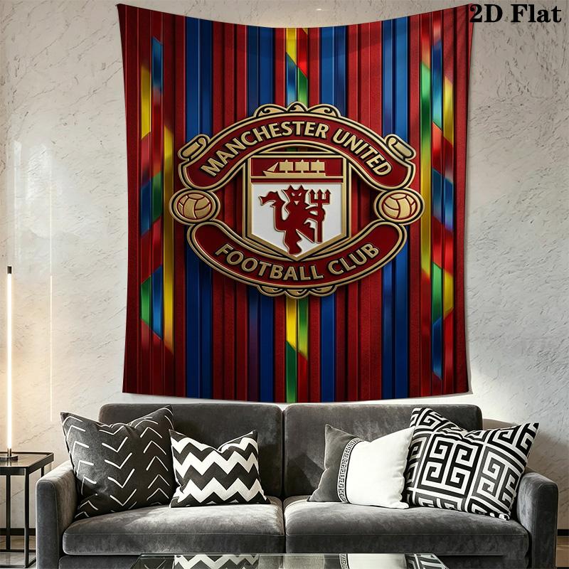 Manchester Crest Emblem Bedding 1 Duvet Cover 2 Pillowcase Without Core Soft And Comfortable Christmas Birthday Gift Bedding Set