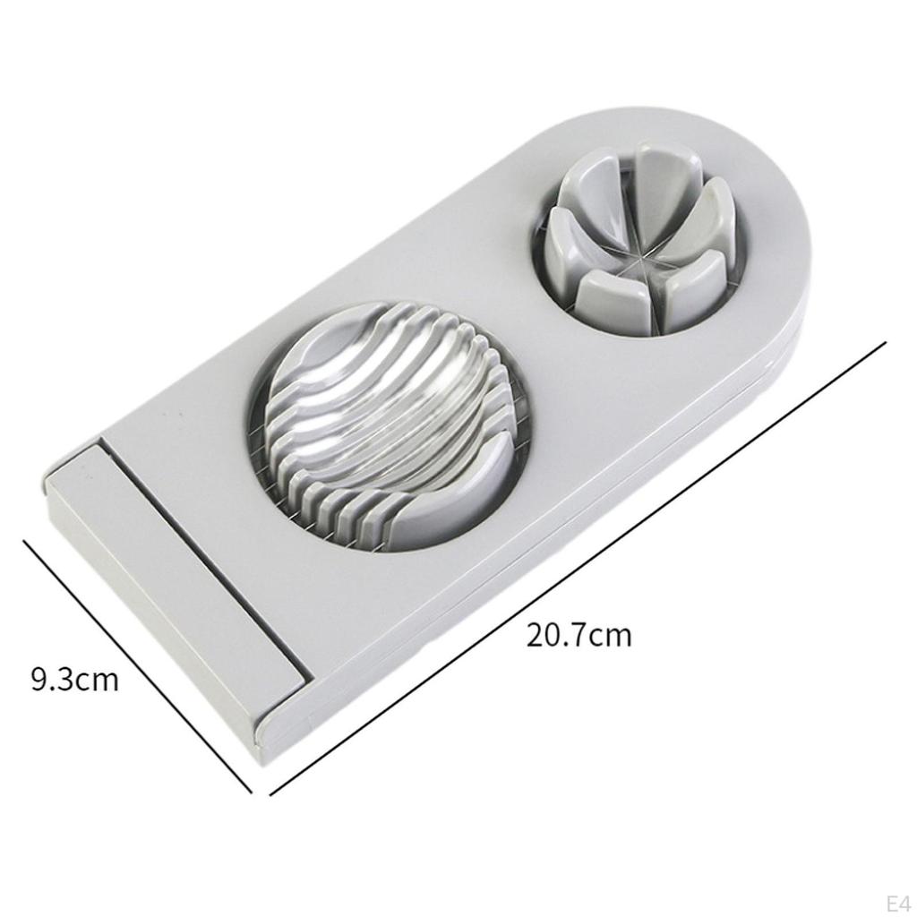 Efficient Stainless Steel Egg Slicer And Cutter Combo for Quick Meal Prep