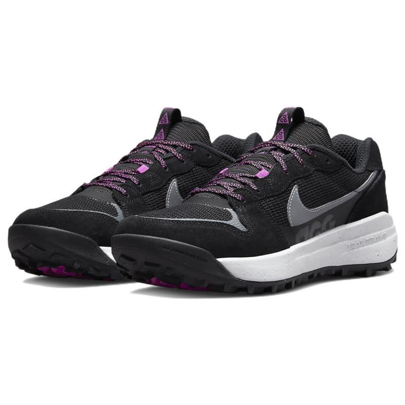 Nike Acg Lowcate Black Cool Grey Hyper Violet Sneakers Casual Shoes DM8019-002