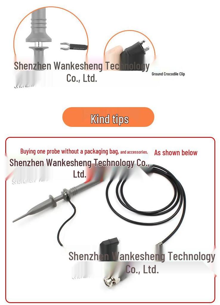 BNC P6100 100MHz Oscilloscope Probe with Tip
