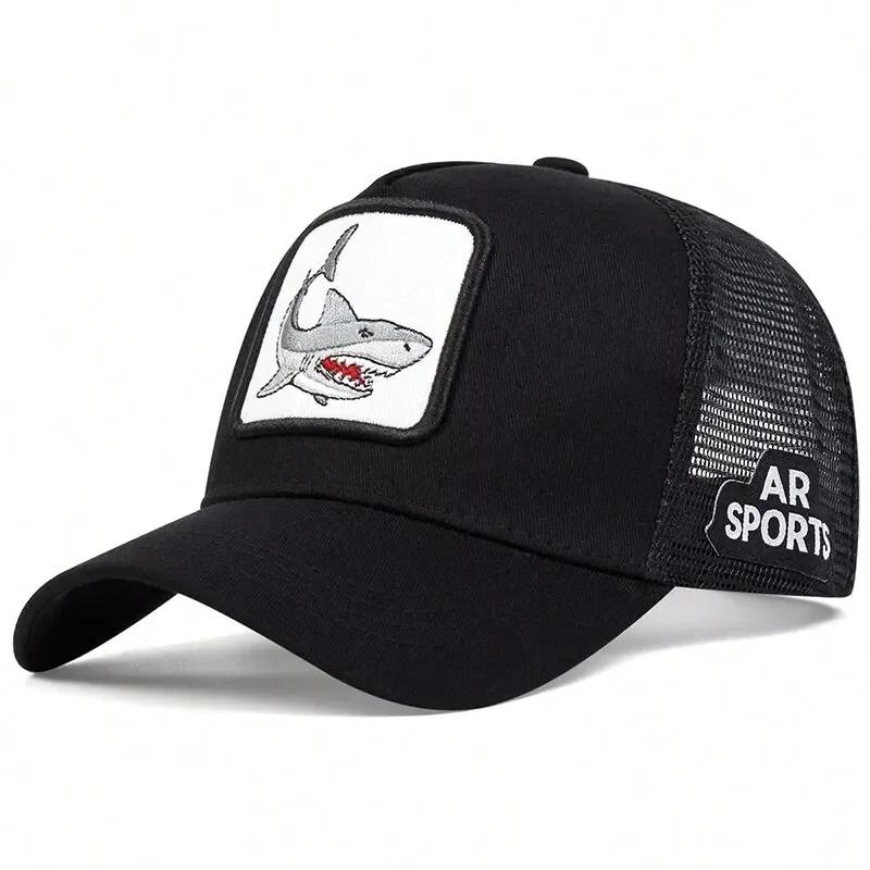 Rete Ricamo Animale Cappello Gallo Maschile e Femminile Cappellino da Baseball Animale Hip Hop Cappello Anatra Adatto Per Sport all'Aperto Visiera da Pesca