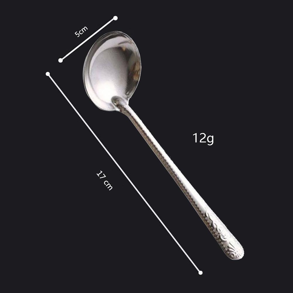

1 шт., ложка для супа с длинной ручкой, половник, домашняя кухонная посуда, ложки из нержавеющей стали, совок, дуршлаг, кухонная утварь, кухонная утварь серебряный