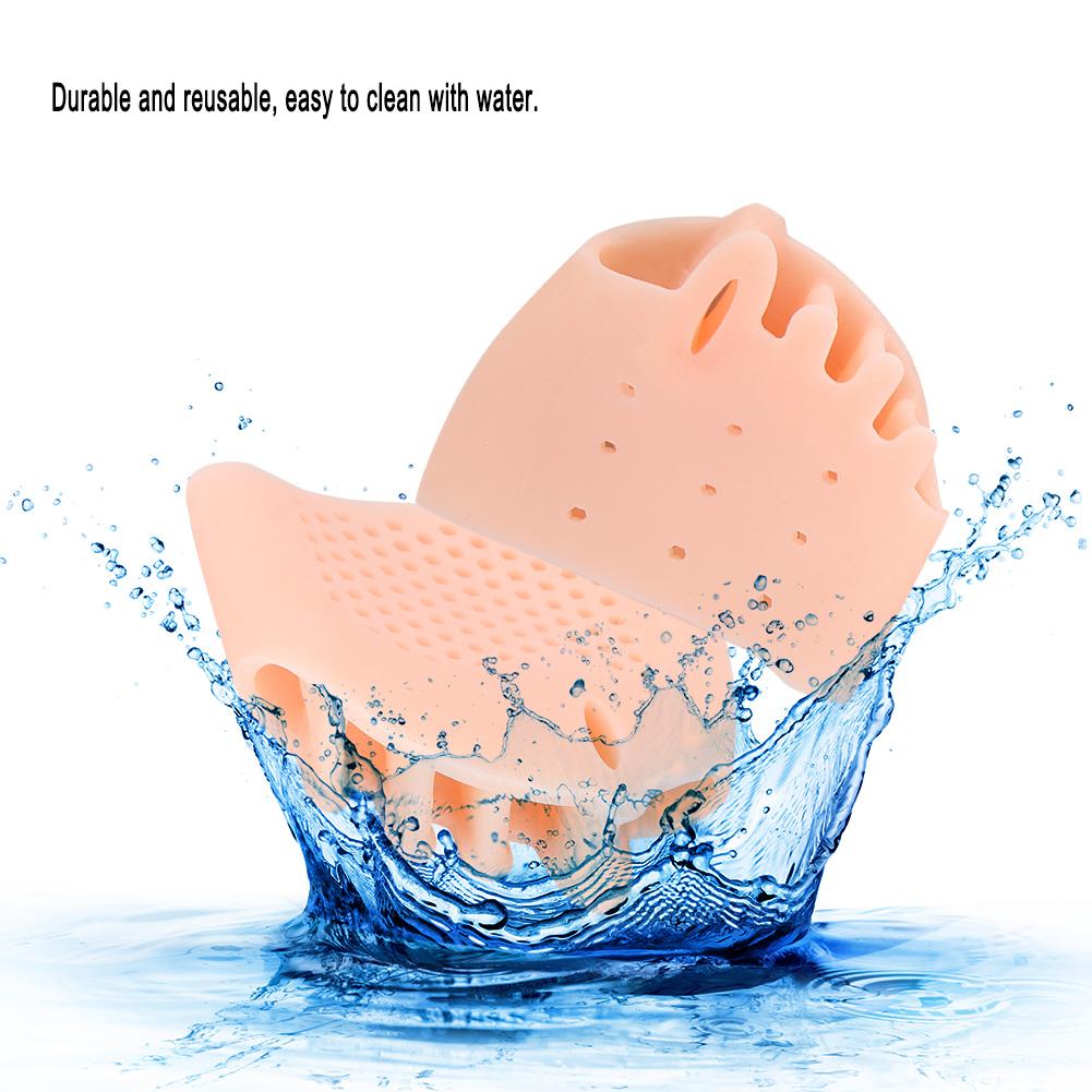 Silicone Bunion Straightener Hallux Vaus Corrector Toe  or Foot Care Pain Relief White