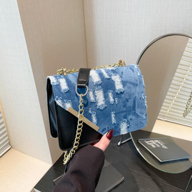 Fashion Flap Crossbody Bags For Women  Chain Strap Shoulder Bag For Commuter/Travel  Square Designer Ladies Handbags